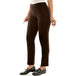 imageZac ampamp Rachel Womens Pullon Ankle Pants with BandChocolate