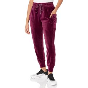 imageZac ampamp Rachel Womens Velour Rib Knit Jogger with Drawstring WaistTawny Port 33