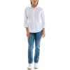 imageZac ampamp Rachel Womens 34 Sleeve Poplin Shirt with Fashion Details and Knit Insert for Comfortable FitWhite With Butterfly Group Embroidery