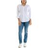 imageZac ampamp Rachel Womens 34 Sleeve Poplin Shirt with Fashion Details and Knit Insert for Comfortable FitWhite With Sleeve Rhinestone Floral Detail
