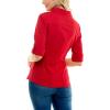 imageZac ampamp Rachel Womens Button Down Top with Functional Chest PocketsTango Red