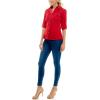 imageZac ampamp Rachel Womens Button Down Top with Functional Chest PocketsTango Red