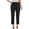 imageZac ampamp Rachel Womens Double Button Fly Front Boot Cut Ankle Length PantBlack