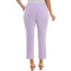 imageZac ampamp Rachel Womens Double Button Fly Front Boot Cut Ankle Length PantOrchid Bloom