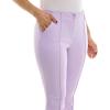 imageZac ampamp Rachel Womens Double Button Fly Front Boot Cut Ankle Length PantOrchid Bloom
