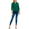 imageZac ampamp Rachel Womens Elegant Blouse with Balloon SleevesEvergreen
