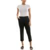 imageZac ampamp Rachel Womens Fly Front Capri with Waist Fashion Tab Detail and Functional PocketsBlack