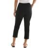 imageZac ampamp Rachel Womens Fly Front Capri with Waist Fashion Tab Detail and Functional PocketsBlack