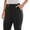 imageZac ampamp Rachel Womens Fly Front Capri with Waist Fashion Tab Detail and Functional PocketsBlack