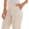 imageZac ampamp Rachel Womens Fly Front Capri with Waist Fashion Tab Detail and Functional PocketsNomad Heather