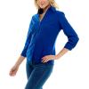imageZac ampamp Rachel Womens Poplin Shirt with Rib Knit and  SleeveSurf the Web