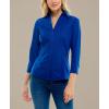 imageZac ampamp Rachel Womens Poplin Shirt with Rib Knit and  SleeveSurf the Web