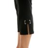 imageZac ampamp Rachel Womens Pull on Capri Pant with Ankle Loop DetailBlack