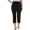 imageZac ampamp Rachel Womens Pull on Capri Pant with Ankle Loop DetailBlack