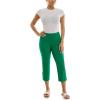 imageZac ampamp Rachel Womens Pull on Capri Pant with Ankle Loop DetailPepper Green