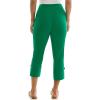 imageZac ampamp Rachel Womens Pull on Capri Pant with Ankle Loop DetailPepper Green