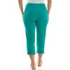 imageZac ampamp Rachel Womens Pull on Capri Pant with Lace Fringe Ankle DetailLapis