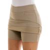 imageZac ampamp Rachel Womens Pull on Millenium Skort with Functional Tearaway Coin PocketPepper Stone