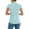 imageZac ampamp Rachel Womens Short Sleeve Poplin Shirt with Knit Insert for Comfortable FitIsland Paradise