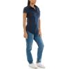 imageZac ampamp Rachel Womens Short Sleeve Poplin Shirt with Knit Insert for Comfortable FitNavy Blazer