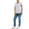 imageZac ampamp Rachel Womens Short Sleeve Poplin Shirt with Knit Insert for Comfortable FitWhite