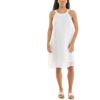 imageZac ampamp Rachel Womens Sleeveless Collared Slub Dress with Adjustable Chest ZipperBright White