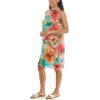 imageZac ampamp Rachel Womens Sleeveless Collared Slub Dress with Adjustable Chest ZipperPoppy RedCeramic