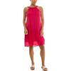 imageZac ampamp Rachel Womens Sleeveless Halter Slub DressBright Rose