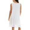 imageZac ampamp Rachel Womens Sleeveless Halter Slub DressBright White