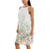 imageZac ampamp Rachel Womens Sleeveless Halter Slub DressBright WhiteBeetroot