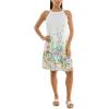 imageZac ampamp Rachel Womens Sleeveless Halter Slub DressBright WhiteBeetroot