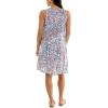 imageZac ampamp Rachel Womens Sleeveless Halter Slub DressCoconutNavy Blazer