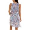imageZac ampamp Rachel Womens Sleeveless Halter Slub DressCoconutNavy Blazer
