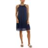imageZac ampamp Rachel Womens Sleeveless Halter Slub DressNavy Blazer