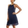 imageZac ampamp Rachel Womens Sleeveless Halter Slub DressNavy Blazer