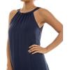 imageZac ampamp Rachel Womens Sleeveless Halter Slub DressNavy Blazer