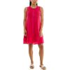 imageZac ampamp Rachel Womens Sleeveless Slub Dress with Front Pintucking DetailBright Rose
