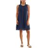 imageZac ampamp Rachel Womens Sleeveless Slub Dress with Front Pintucking DetailNavy Blazer