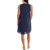 imageZac ampamp Rachel Womens Sleeveless Slub Dress with Front Pintucking DetailNavy Blazer