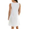 imageZac ampamp Rachel Womens Sleeveless Tank Slub DressBright White