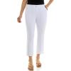 imageZac ampamp Rachel Womens Double Button Fly Front Boot Cut Ankle Length PantOptic White