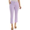 imageZac ampamp Rachel Womens Double Button Fly Front Boot Cut Ankle Length PantOrchid Bloom