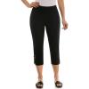 imageZac ampamp Rachel Womens Pull on Capri Pant with Ankle Loop DetailBlack