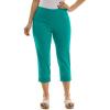 imageZac ampamp Rachel Womens Pull on Capri Pant with Lace Fringe Ankle DetailLapis