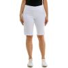 imageZac ampamp Rachel Womens Pull on Millenium Skimmer Short with Side Stiching DetailOptic White