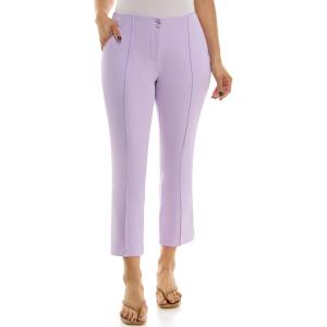 imageZac ampamp Rachel Womens Double Button Fly Front Boot Cut Ankle Length PantOrchid Bloom