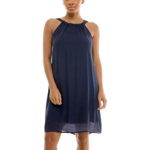 imageZac ampamp Rachel Womens Sleeveless Halter Slub DressNavy Blazer