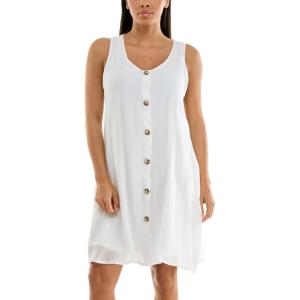 imageZac ampamp Rachel Womens Sleeveless Tank Slub DressBright White