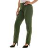 imageZac ampamp Rachel Womens Millennium Fabric PullOn Slim Leg PantKombu Green