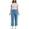 imageZac ampamp Rachel Womens Tencel Ankle Length Pant with Tieable Belt Single Cargo Pocket DetailMedium Wash